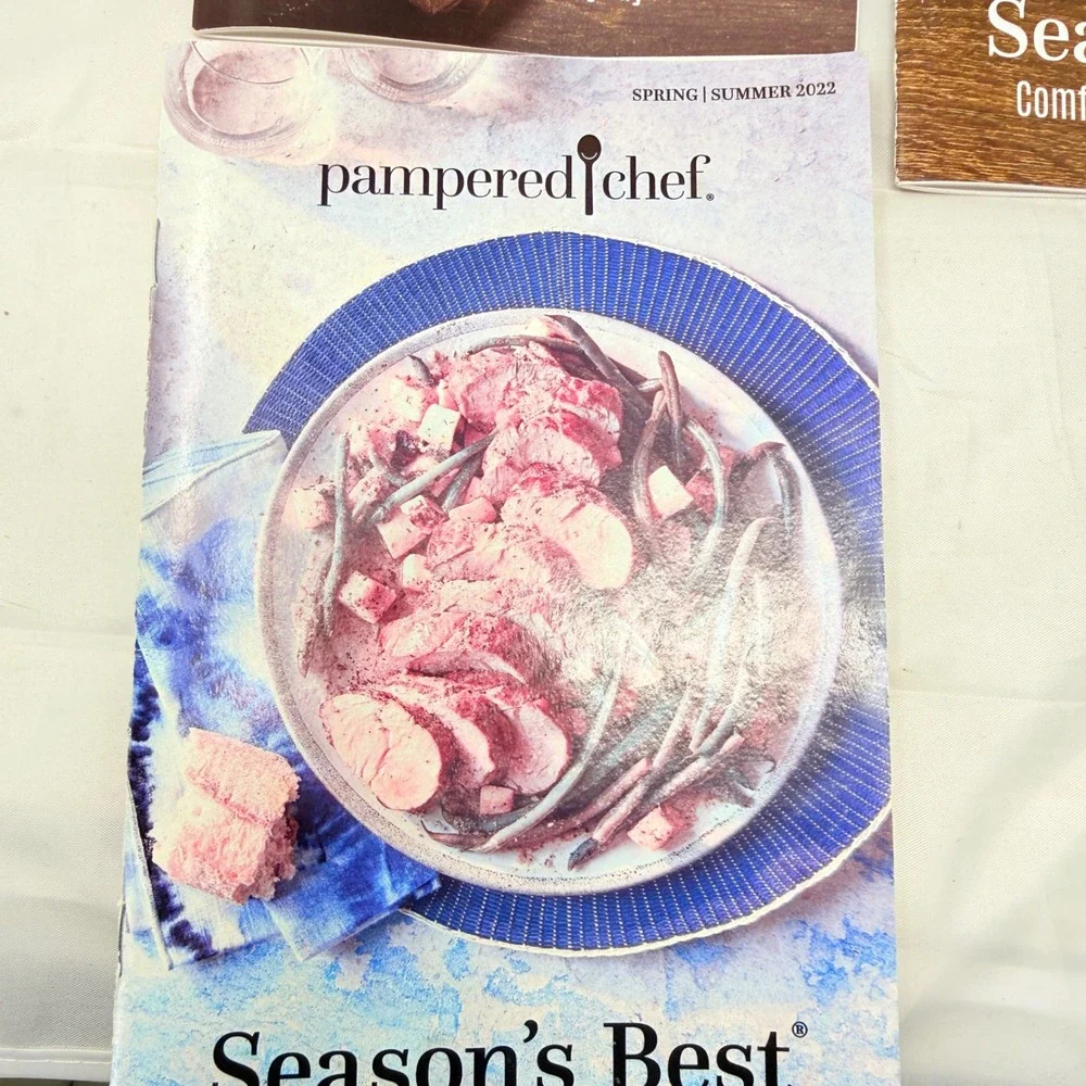 Pampered Chef Seasons Best Cookbook Lot 11 Light & Simple Recipe Booklets